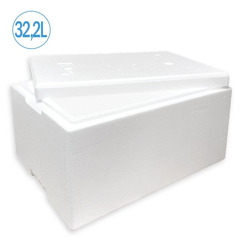 Styroporbox 32,2 Liter aus EPS – Thermobox Isolierbox 